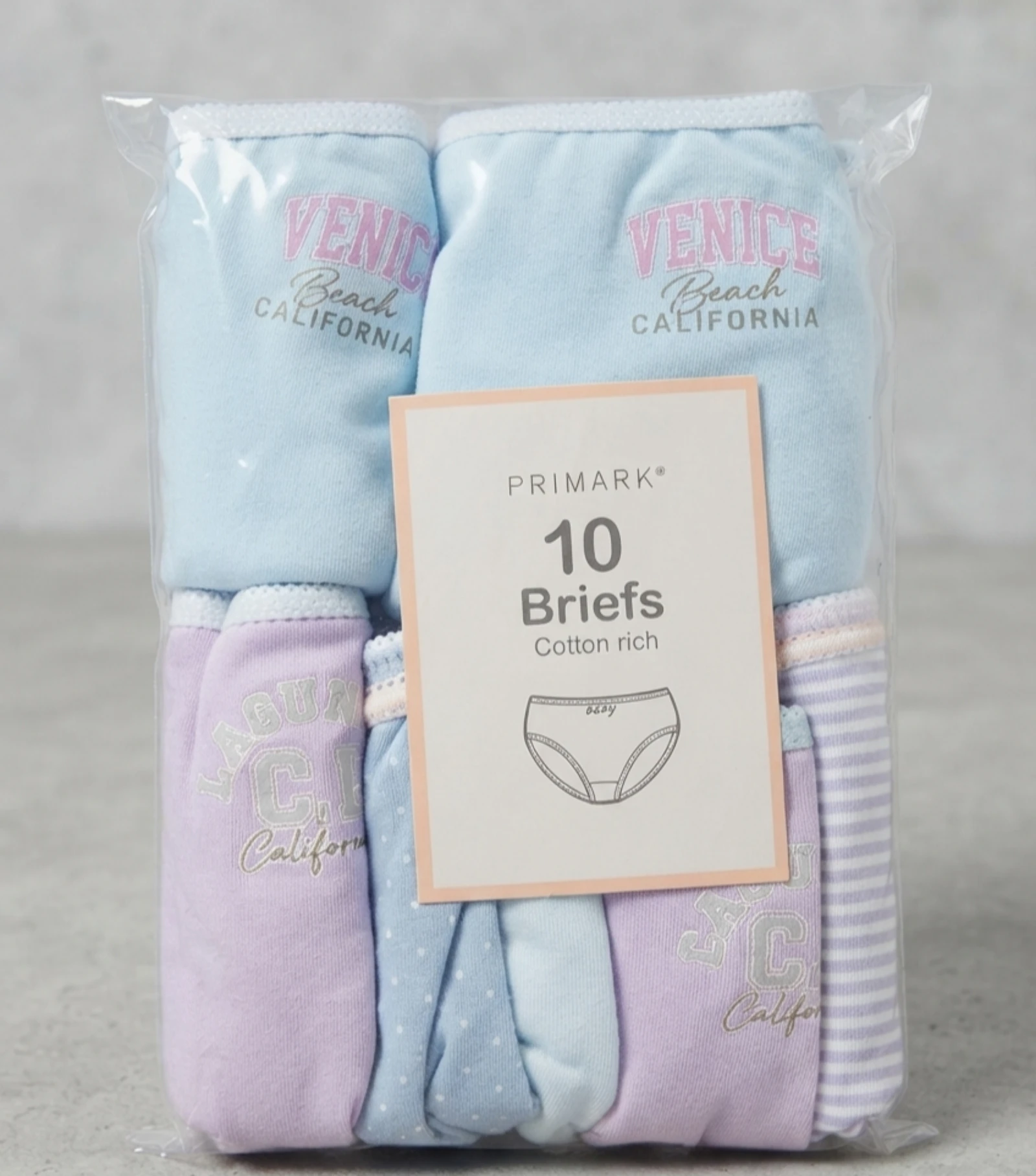 Lote 17 Braguitas Niña Primark 5-6 Años (110-116cm)